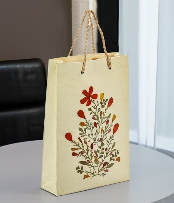 Prakriti Real Dry Flower Gift Bag – Tall 