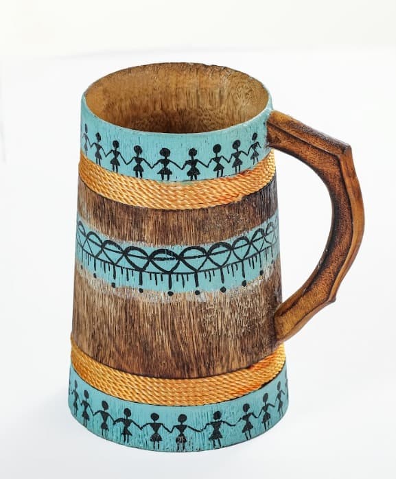 Tribal Essence Mango Wood Beer Mug – Worli Art