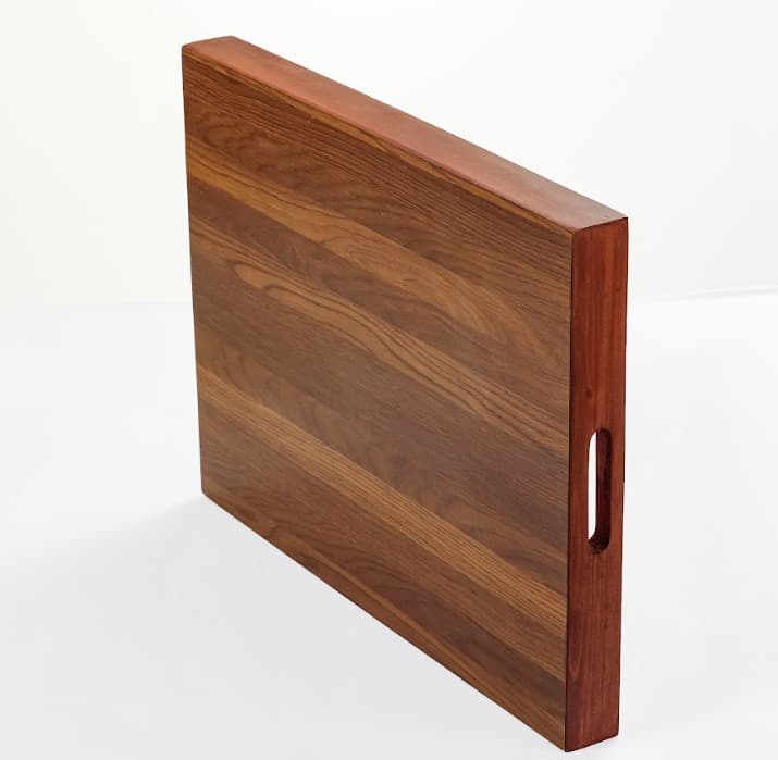 Rangriti Teak Wood Tray – Madhubani Pair Of Peacock