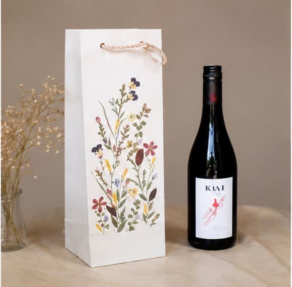 Prakriti Dry Flower Wine Bags (Set of 5)