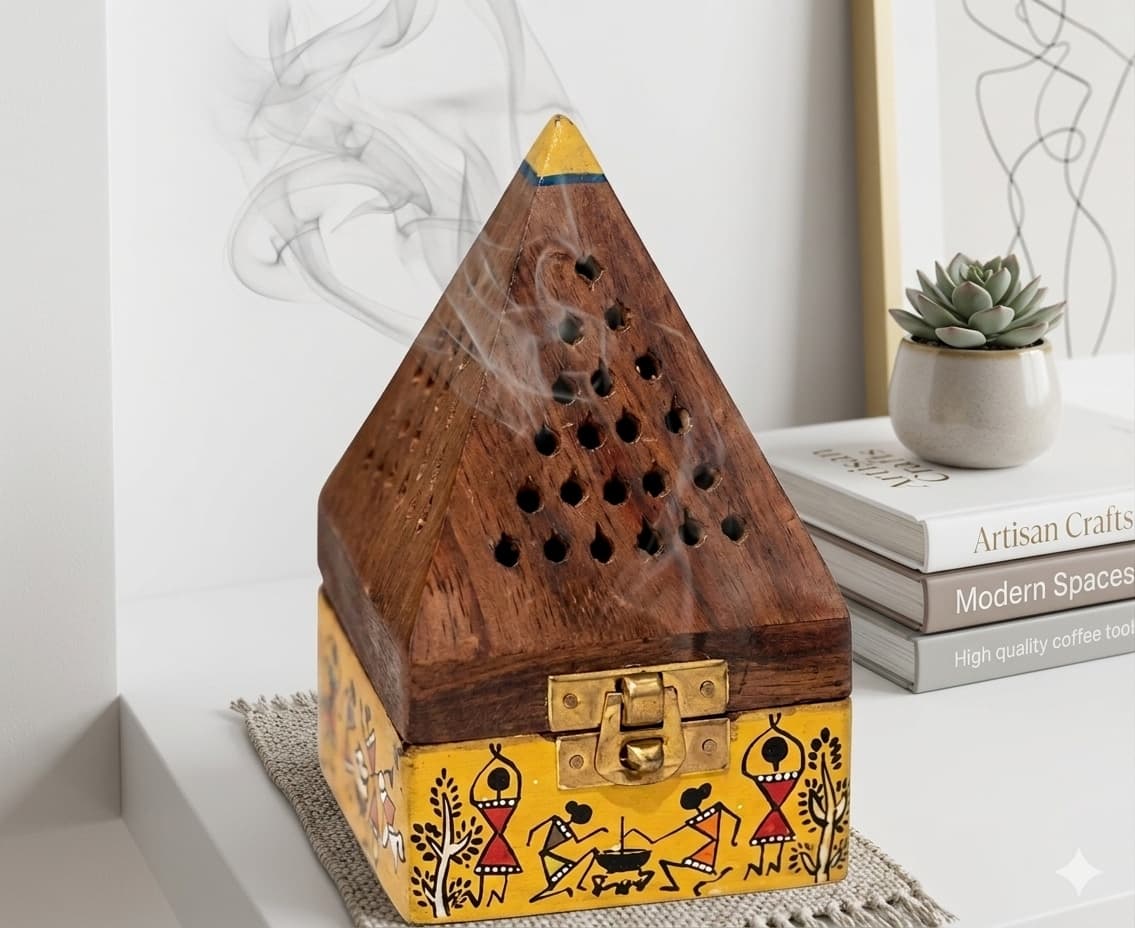 Dhuni Box (Yellow) 3x5 Inches
