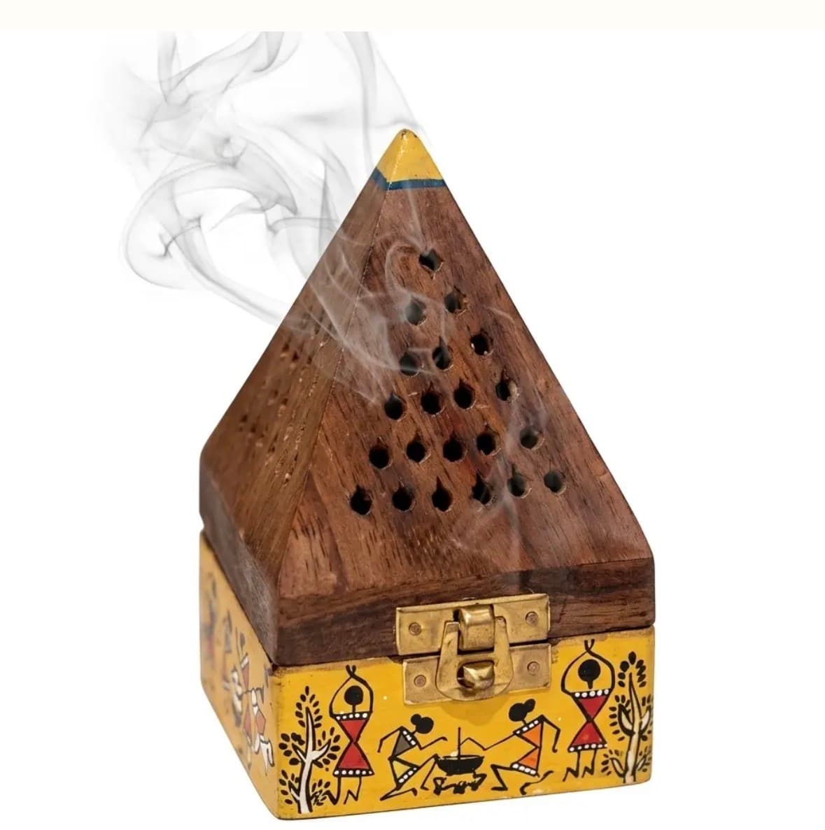 Dhuni Box (Yellow) 3x5 Inches