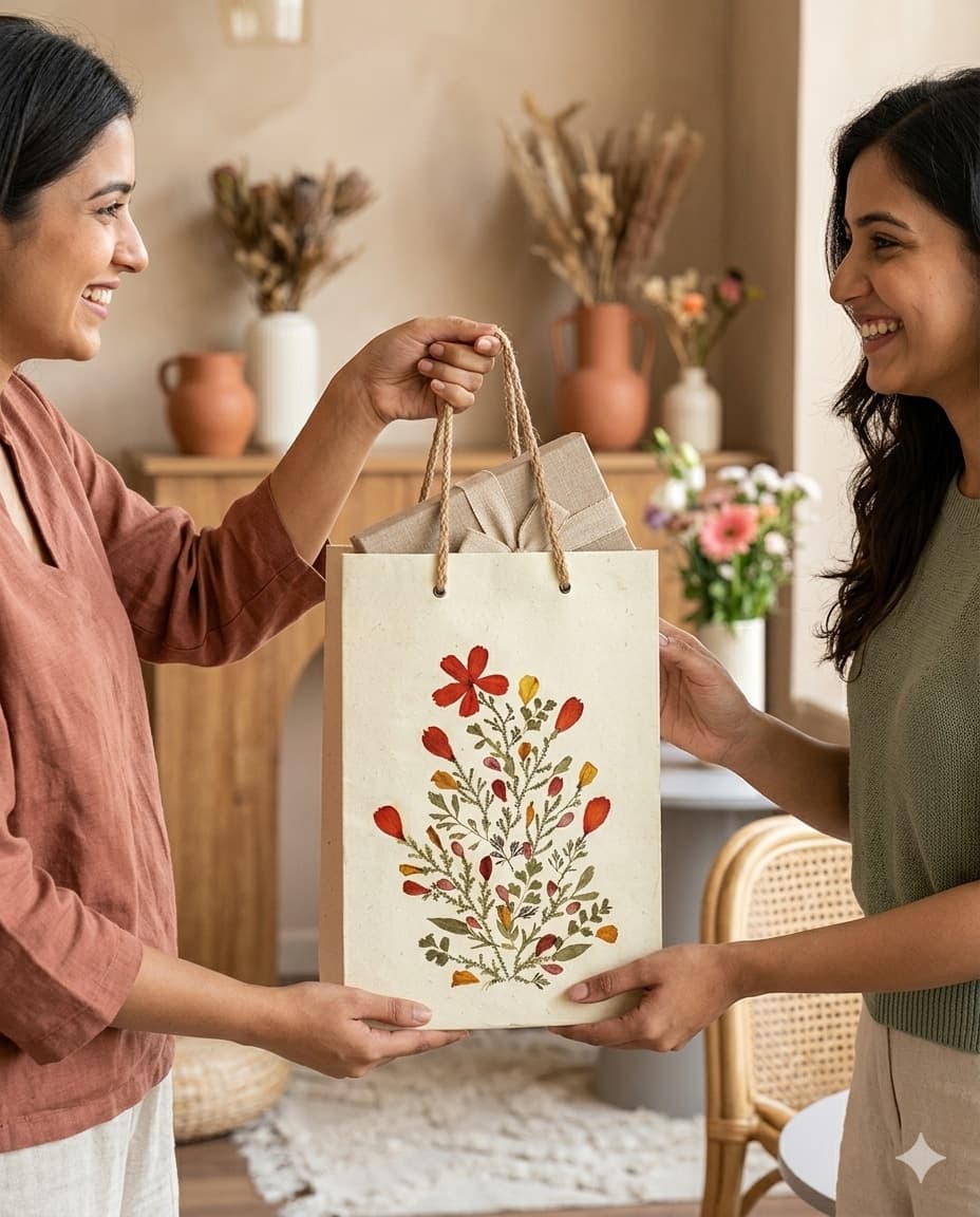 Prakriti Real Dry Flower Gift Bag – Big