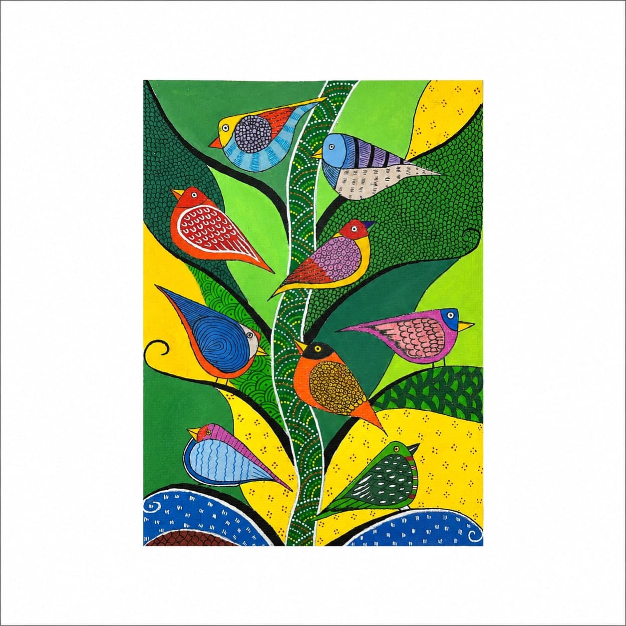 “Symphony of Nine Birds”