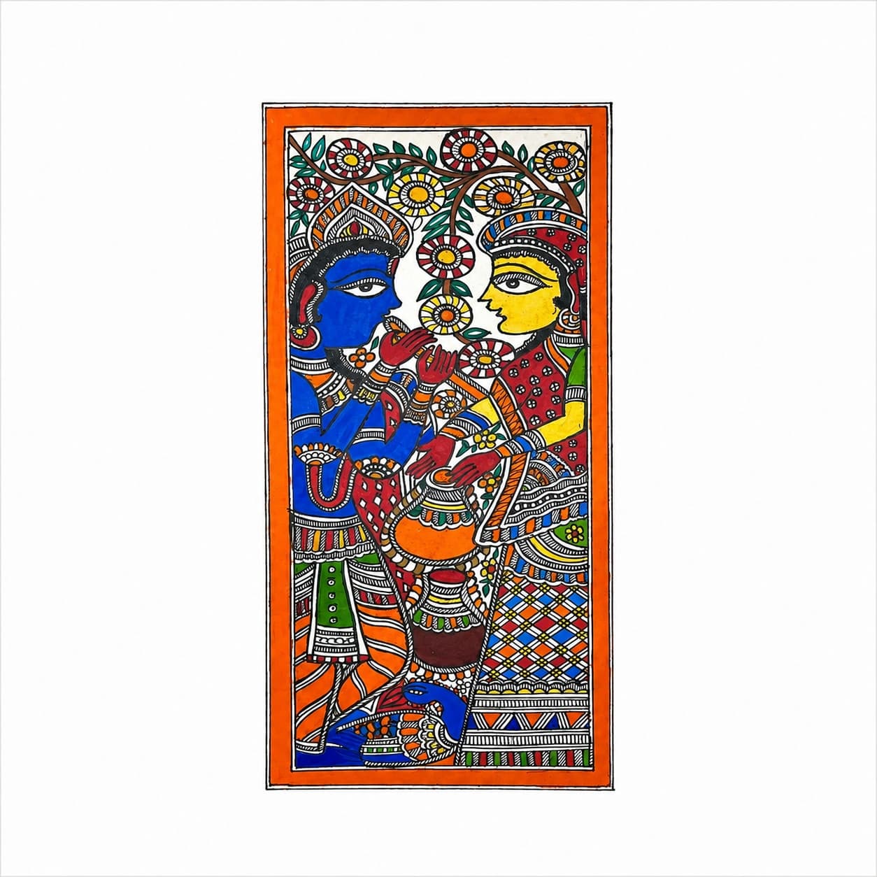  Madhubani Tales of Radha Krishna
